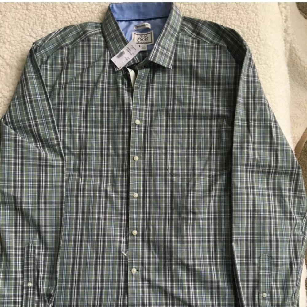 NWT MENS JOS A BANK Tailored Fit  XXL non iron